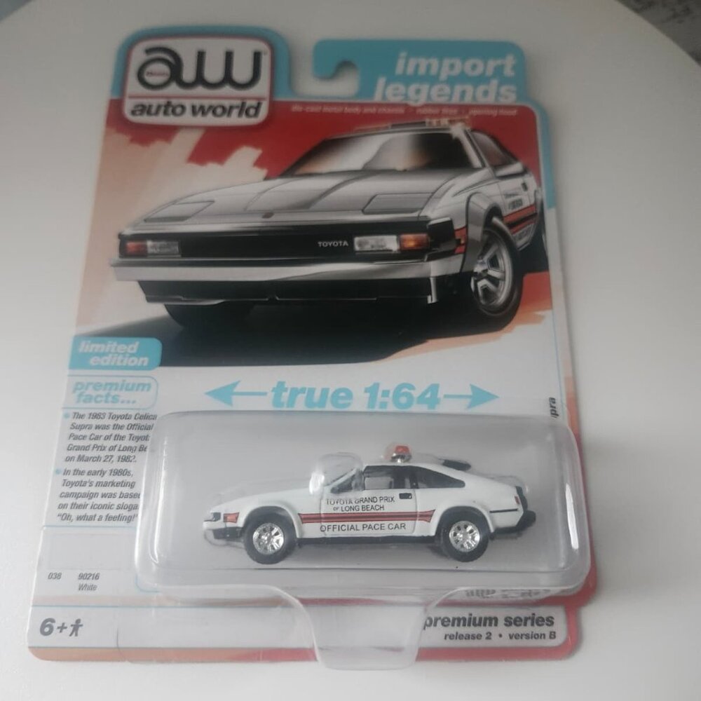 2024 Auto World 1983 Toyota Celica Supra Long Beach Grand Prix Pace Car 1:64 di
